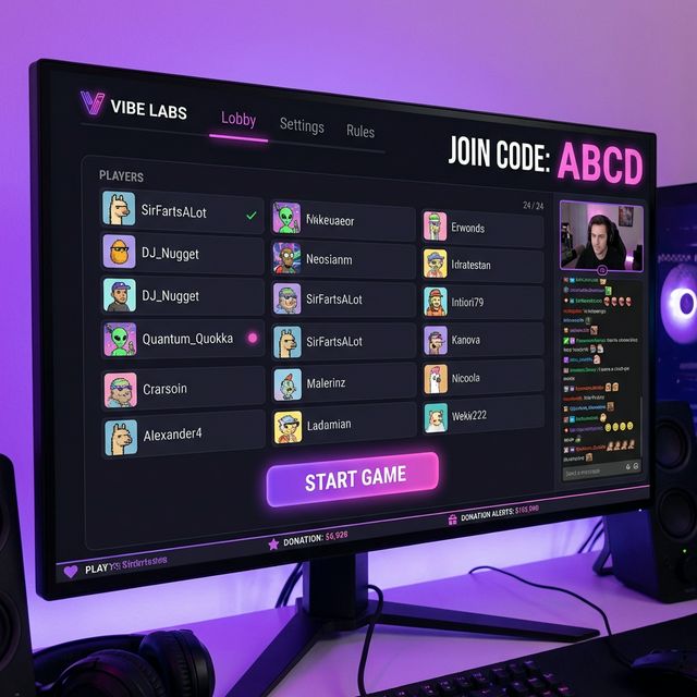 Streamer Dashboard UI